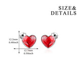 925 Sterling Silver Medical Symbol Studs Earrings Graduation Jewelry Gifts for  Nurse Doctor RN Student