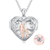 Father Daughter Locket Necklace S925 Sterling Silver Daughter Gifts from Dad