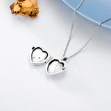 Father Daughter Locket Necklace S925 Sterling Silver Daughter Gifts from Dad